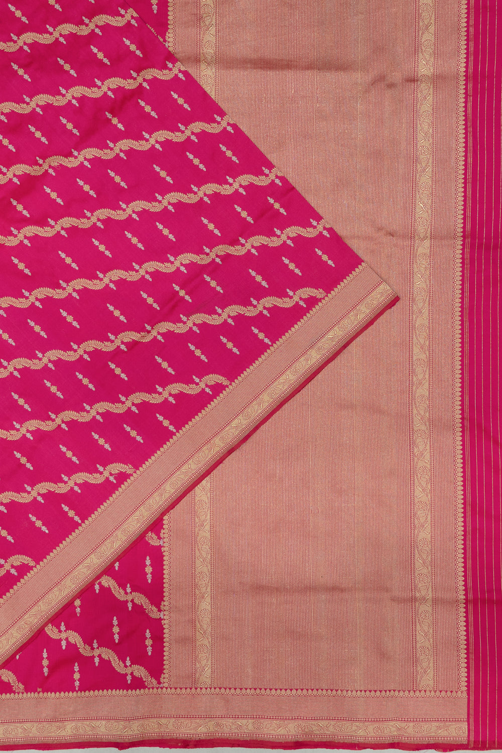 Banarasi Silk Brocade Pink Saree