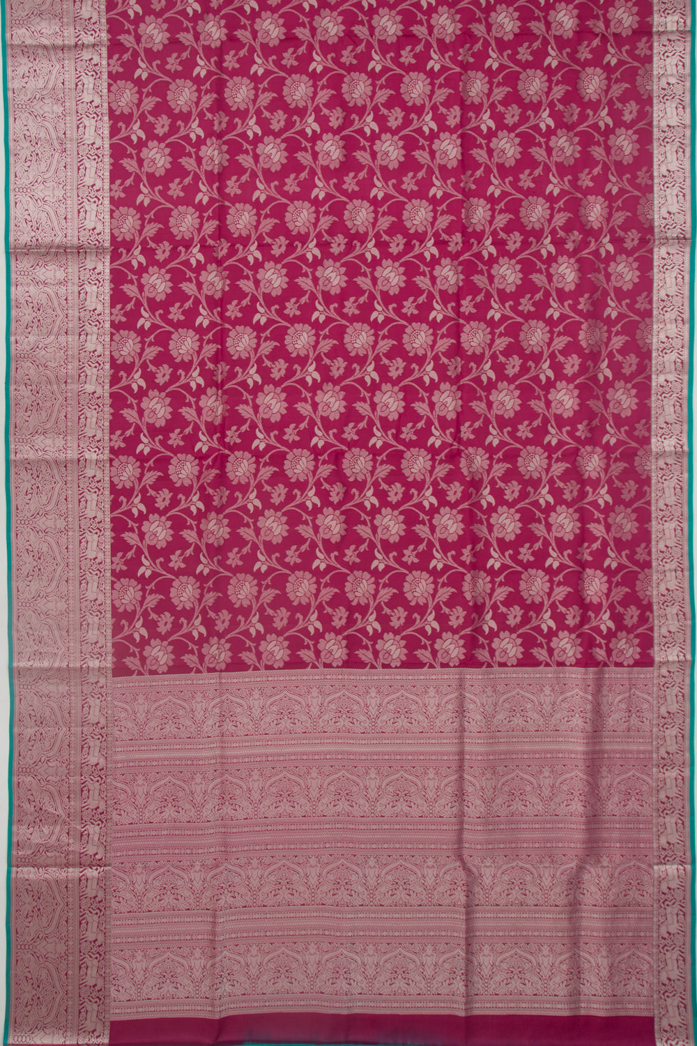 Taranga Kanchi Silk Jaal Maroon Saree