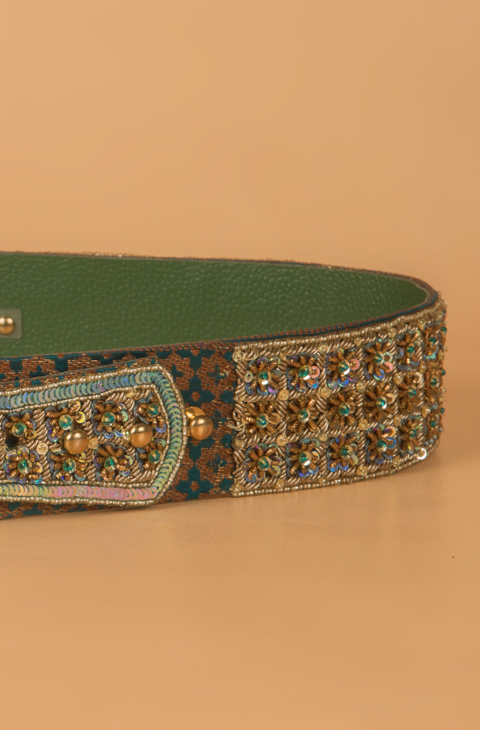 Zardosi Embroidery High Wasit Belt By Kankatala