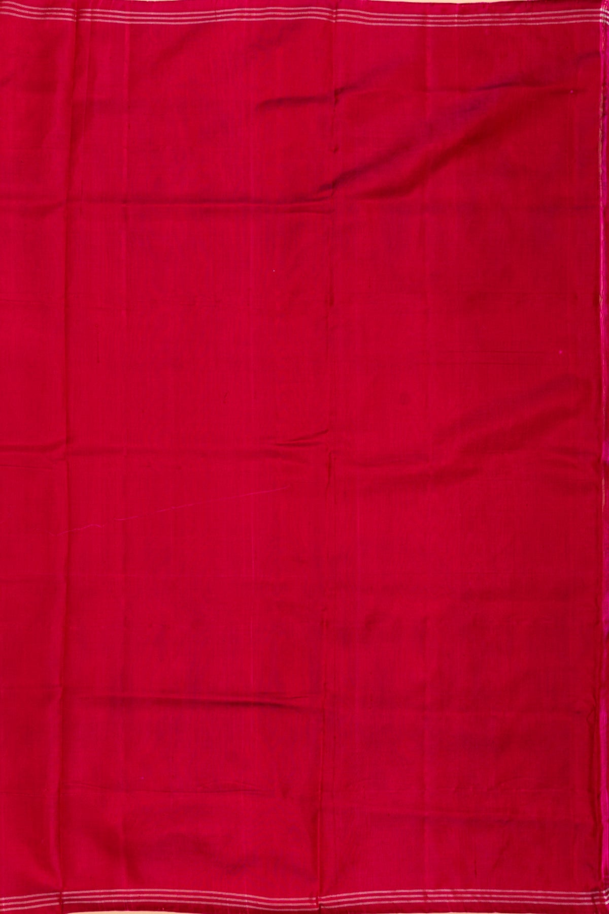 Semi Patan Patola Silk Ikat Red Saree