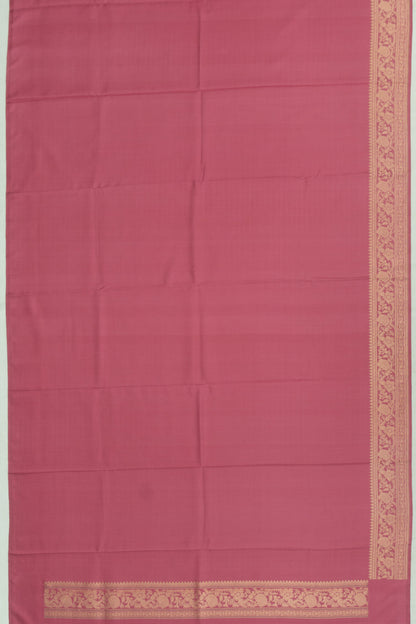 Banarasi Silk Plain Pink Dhoti With Kurtha And Kanduva