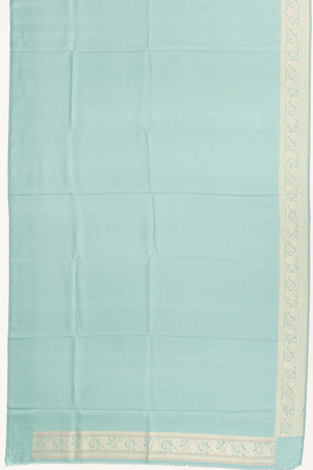 Banarasi Silk Plain Blue Dhoti With Kurtha And Kanduva