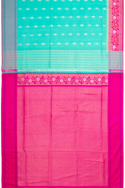 Banarasi Silk Butta Sea Green Saree