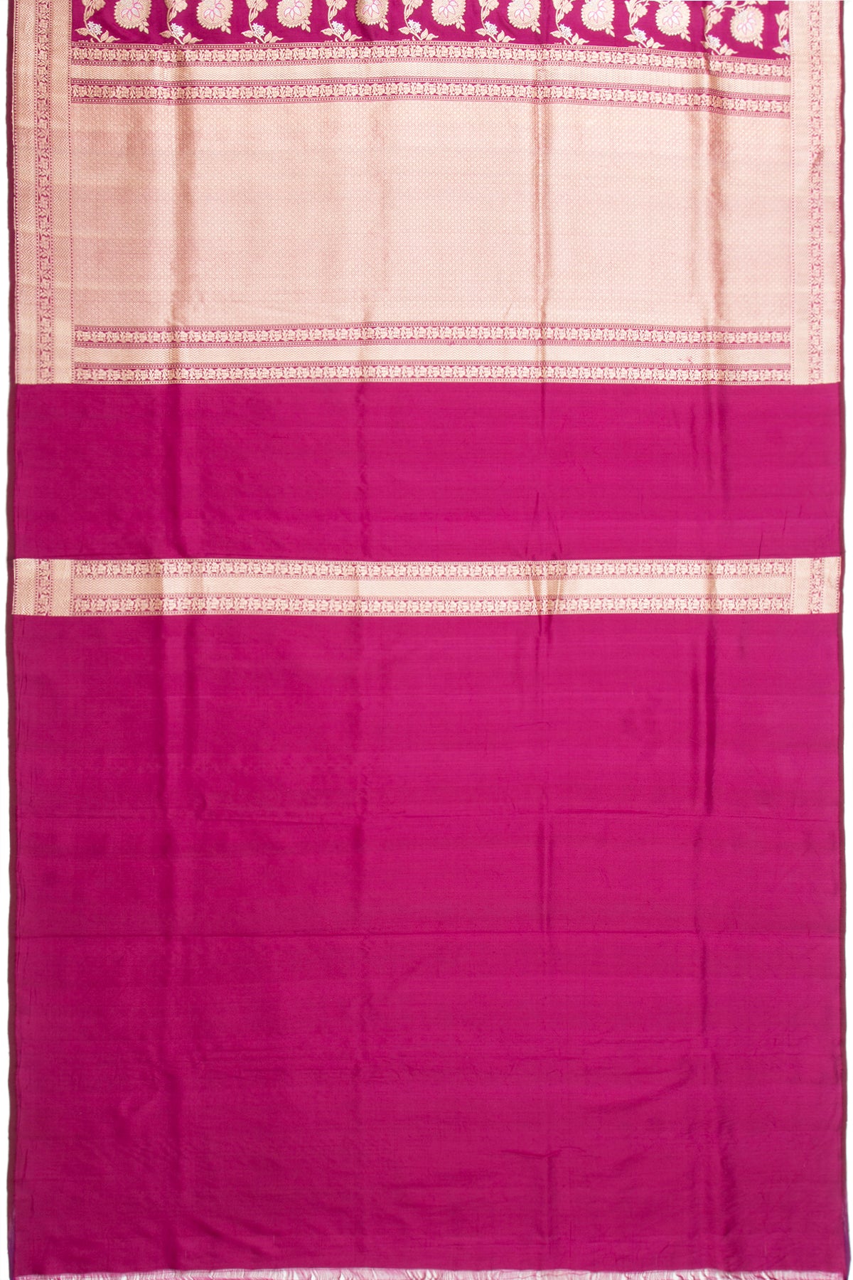 Banarasi Silk Kadwa Jaal Purple Saree