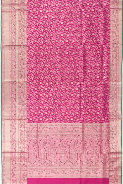 Coimbatore Soft Silk Jaal Pink Saree