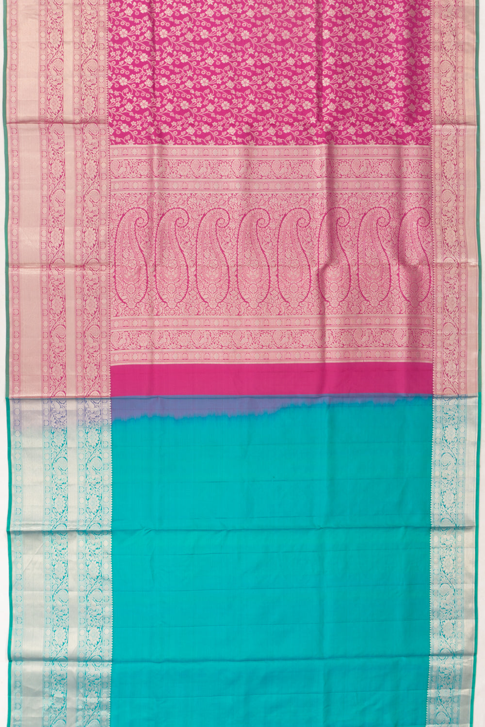 Coimbatore Soft Silk Jaal Pink Saree