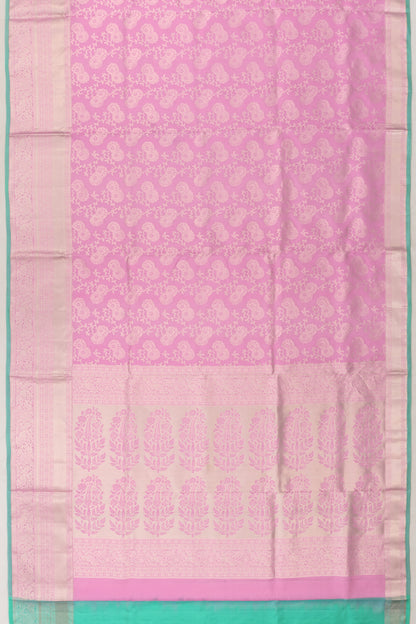 Coimbatore Soft Silk Jaal Baby Pink Saree