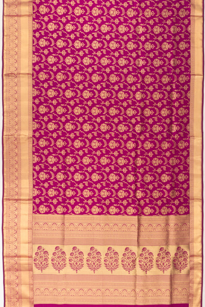 Coimbatore Soft Silk Jaal Purple Saree