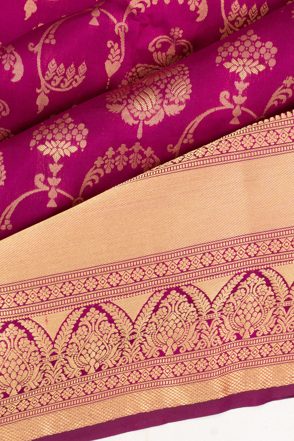 Coimbatore Soft Silk Jaal Purple Saree