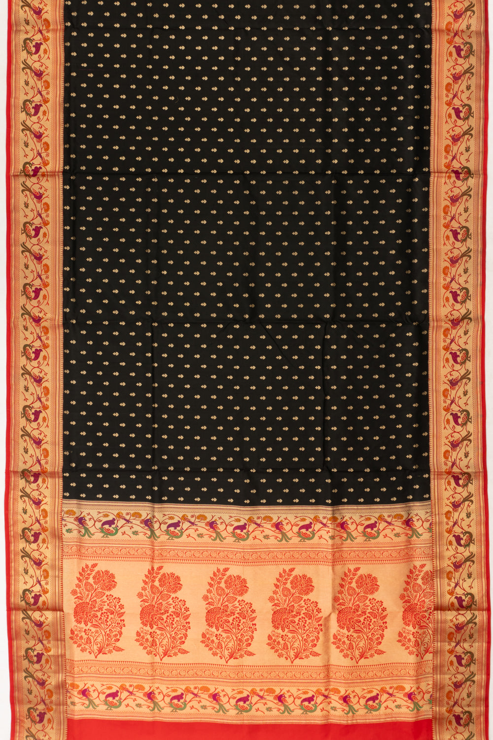 Coimbatore Soft Silk Butta Black Saree