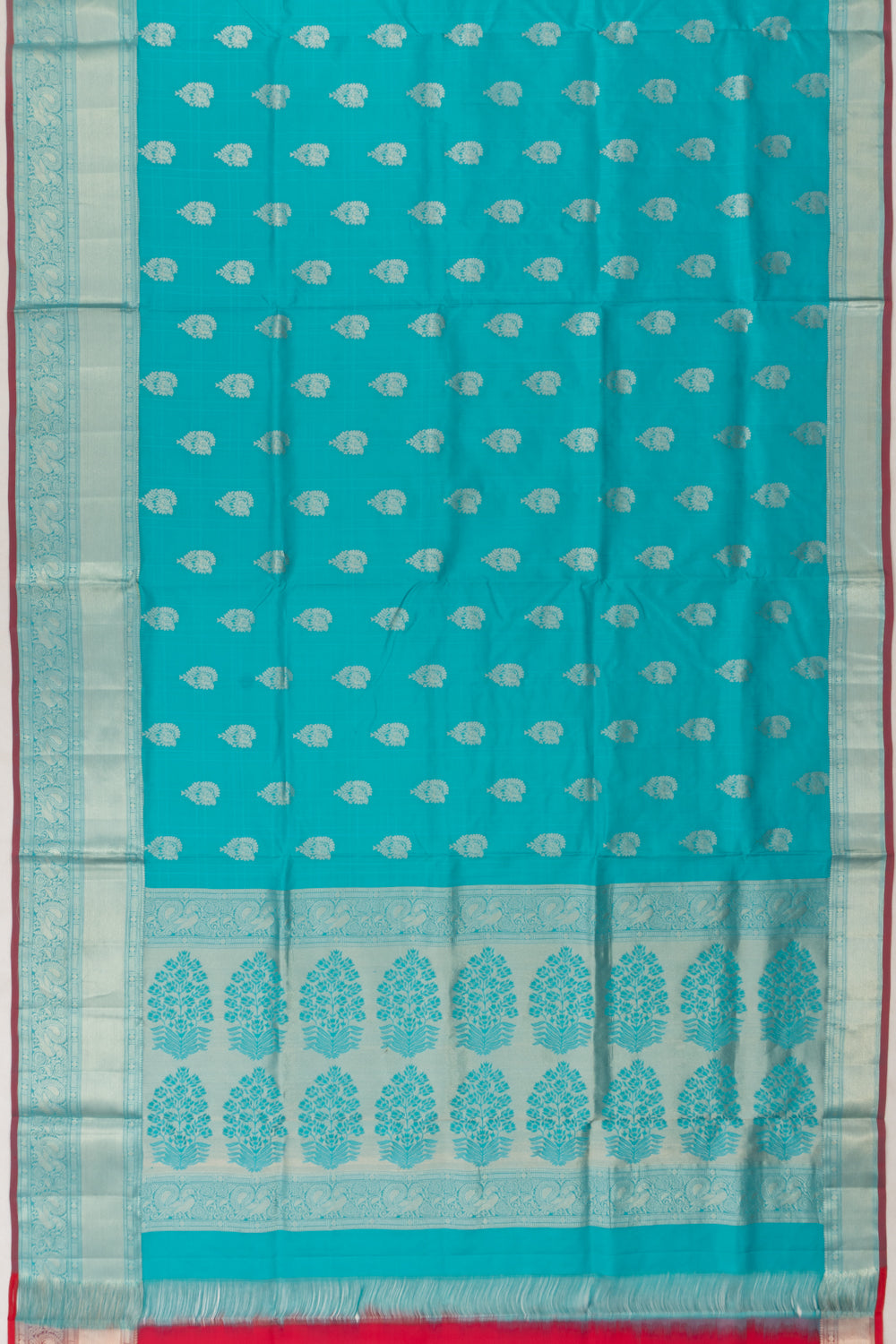 Coimbatore Soft Silk Butta Blue Saree