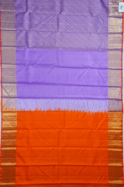 Kanchipuram Silk Brocade Lavender Saree