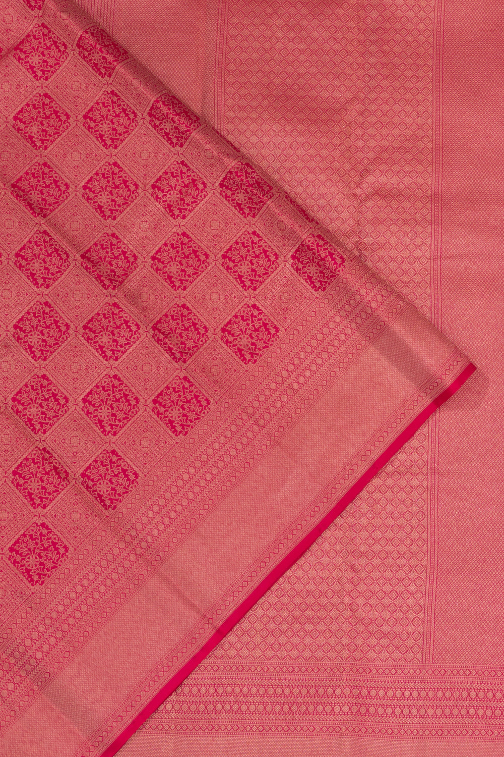 Taranga Kanchi Silk Brocade Pink Saree