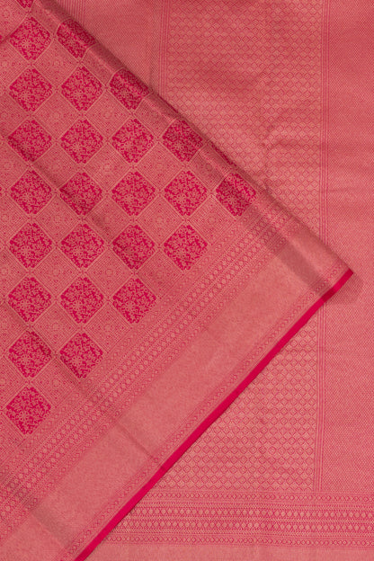 Taranga Kanchi Silk Brocade Pink Saree