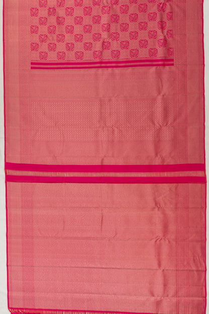 Taranga Kanchi Silk Brocade Pink Saree