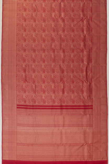 Taranga Kanchi Silk Brocade Maroon Saree