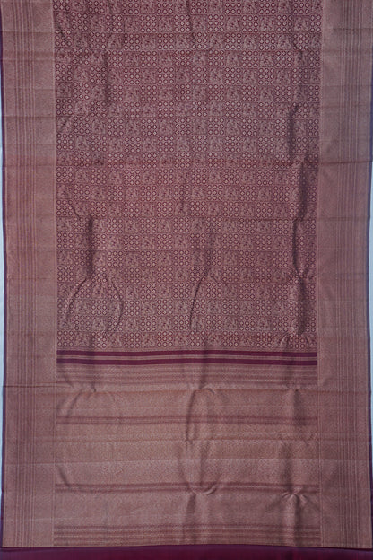 Taranga Kanchi Silk Brocade Maroon Saree