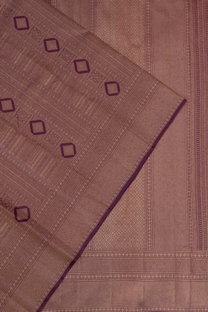 Taranga Kanchi Silk Brocade Purple Saree