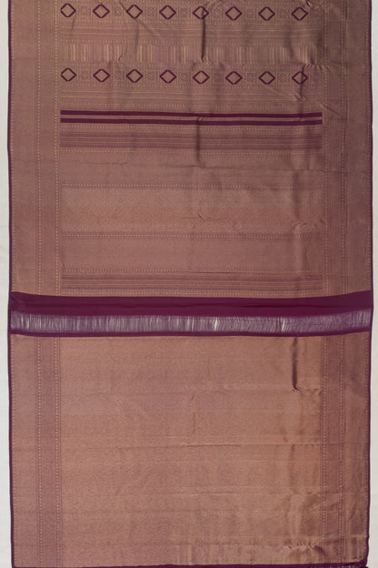 Taranga Kanchi Silk Brocade Purple Saree