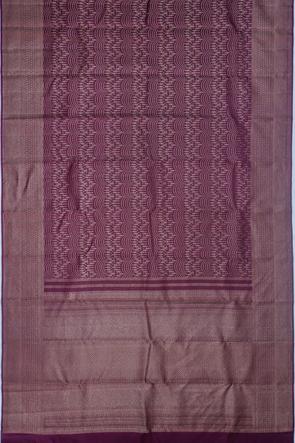 Taranga Kanchi Silk Brocade Choco Brown Saree